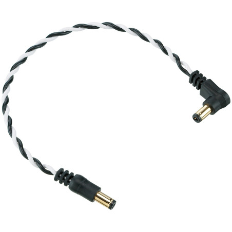Ibanez DCT08 Twisted DC Cable, Black & White