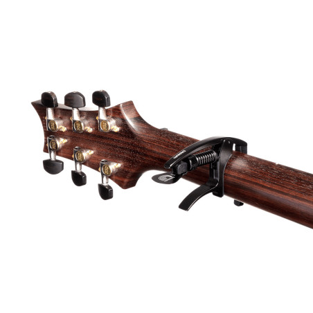 D'Addario Tri-Action Capo, Electric Guitar, Black