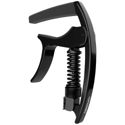 D'Addario Tri-Action Capo, Electric Guitar, Black