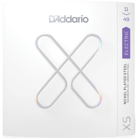 D'Addario Electric Guitar Strings XS Nickel coated 11-49