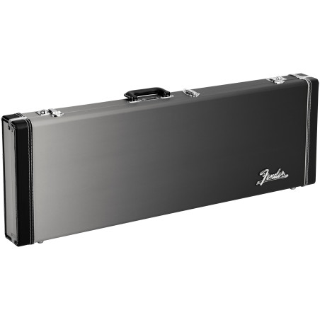 Fender Ombré Strat/Tele Case, Silver Smoke
