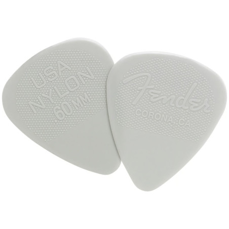 Fender Nylon Picks, 351 Shape, .60 mm (12)