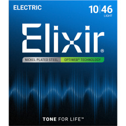 Elixir Electric Nickel Plated Steel Strings OPTIWEB 010-046