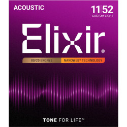 Elixir 011-052 80/20 Bronze Acoustic