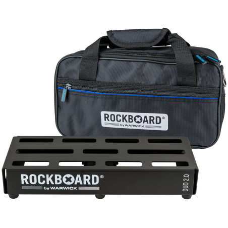 Rockboard DUO 2.0 Pedalboard with Gig Bag