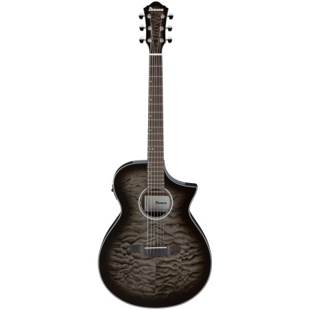 Ibanez AEWC16QA Transparent Black Sunburst