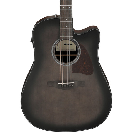 Ibanez AAD70CE Transparent Charcoal Burst