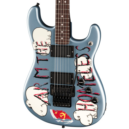 Fender Tom Morello "Arm The Homeless" RW Blue Ice Metallic