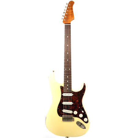 Xotic California Classic XSC-1 Vintage White, Medium Aged #3768