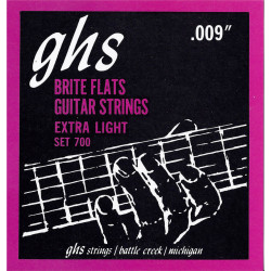 GHS Brite flats Extralight 9-42