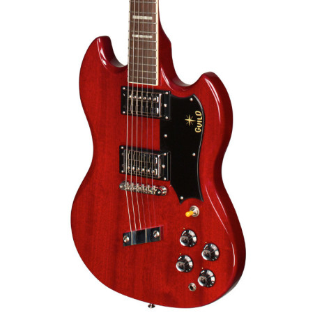 Guild Newark St. S-100 Polara Cherry Red