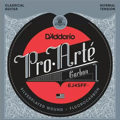 D’Addario EJ45FF Pro-Arté Carbon, Dynacore Basses, Normal Tension