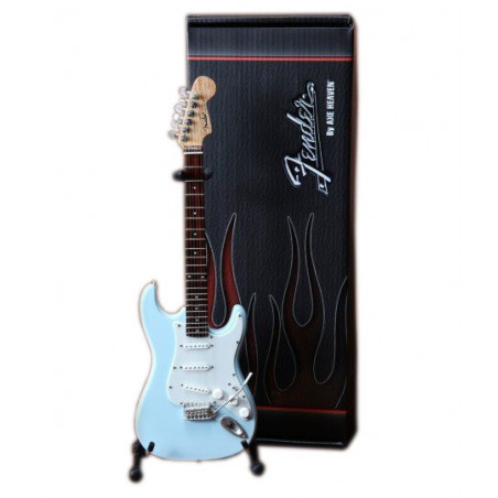 Axe Heaven Miniature Guitar Replica - Fender Sonic Blue Strat