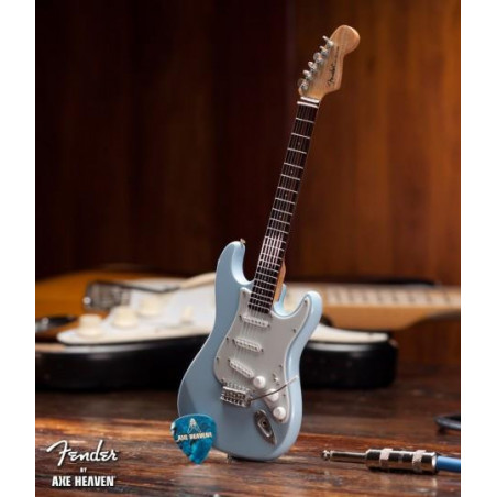 Axe Heaven Miniature Guitar Replica - Fender Sonic Blue Strat
